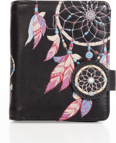 Shagwear Pasjeshouder - Portemonnee Dames - Portefeuille Dames - Kunstleer - Dream Catcher (009921sm)