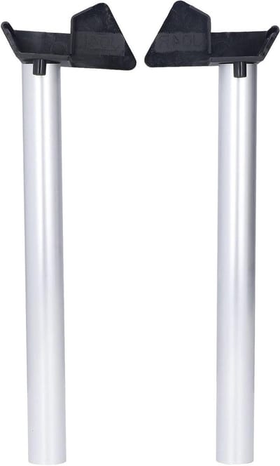 Kas Regengoot Afvoerset - Regenpijp Kit - Efficiënt Water Management - Eenvoudige Installatie - 2 Stuks - Zilver