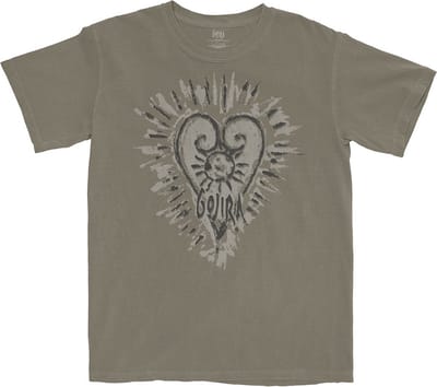 Gojira - Fortitude Heart Heren T-shirt - 2XL - Grijs
