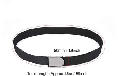 Dailygoods- Duikgewichtriem 150 cm - RVS Gesp - PP-Singel - Sneldrogend - Antischimmel - Lichtgewicht 202 g - Gewichtsgordel
