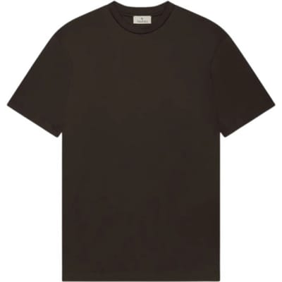 Valenza Interlock Supima T-shirts Donkerbruin 1001