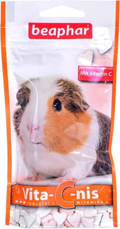 Beaphar Vitamine C voor Cavia's | 150 Tabletten | 50 g | Dagelijks Voedingssupplemen