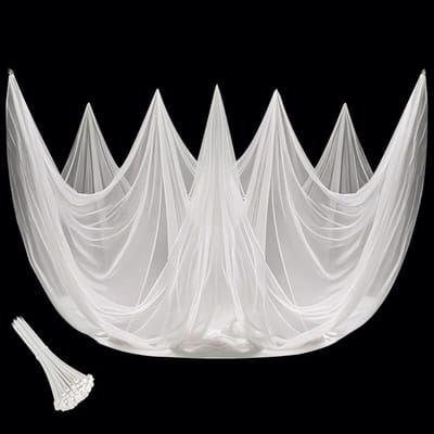 SnelShoppen - Mosquito Net Balkon Insectenet Dekzeil 3 x 6 m - Flexibel voor Gazebo, Raam, Bed en Tuin - Muggenbescherming, Vliegenscherm en Buitenbes