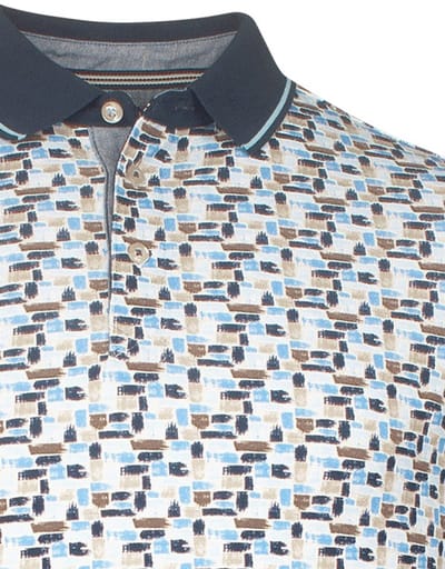 Baileys poloshirt korte mouw blauw