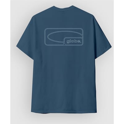 Globe Block T-Shirt blauw