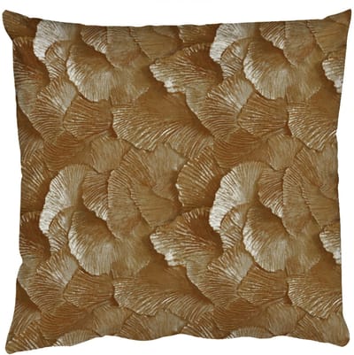 Sierkussens - Kussentjes Woonkamer - 50x50 cm - Organisch - Patroon - Bladeren - Goud