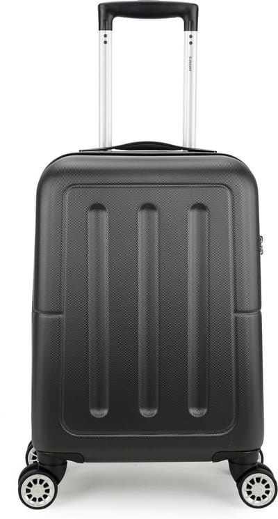 Decent NEON-FIX Handbagage koffer 55x35x20 cm- Handbagage trolley 32 liter- Lichtgewicht koffer - Reiskoffer - Veilig TSA Cijferslot – Spinner handbagage 55 cm - Antraciet