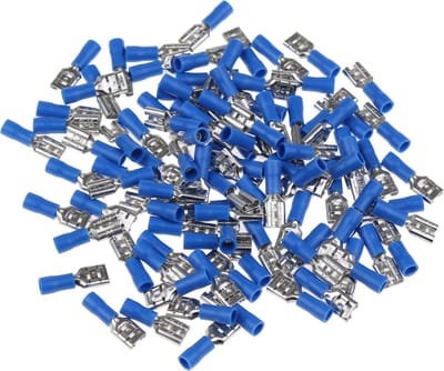 UNIVERSEEL - KABELSCHOEN Blauw 6,3mm Voor 1,5 - 2,5 Mm² / 100st. - 17004