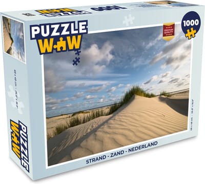 Puzzel Strand - Zand - Nederland - Legpuzzel - Puzzel 1000 stukjes volwassenen