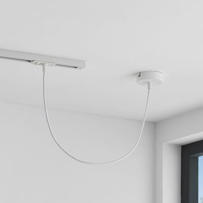 Lindby - 1-fase railverlichting - Metaal, kunststof - wit