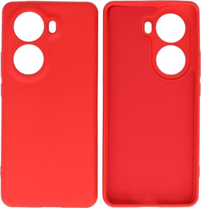 Hoesje Geschikt voor Oppo Reno 11 - Fashion Telefoonhoesje Backcover - Siliconen Hoesje - Rood