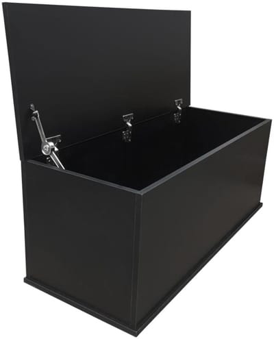 VELTRR® Speelgoedkist - Speelgoedkast - Dekenkist - Zwart