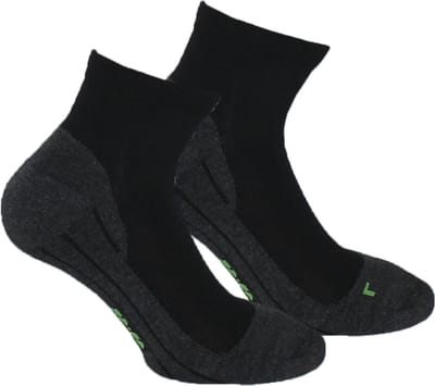 Boru Bamboo - 3-Pack - Quarter Wandelsokken XP - Bamboe - Hypoallergeen - Heren / Dames - zwart - 43-45 - 2343
