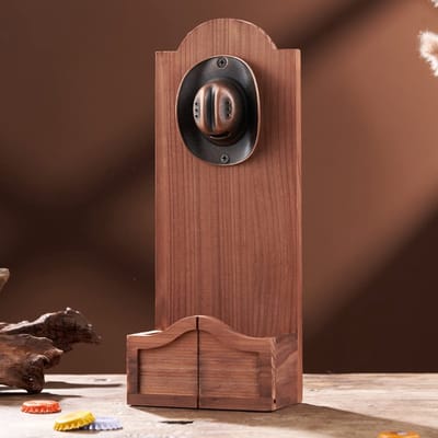 Solidchoice - Vintage Cowboy Hoed Flesopener - Wandmontage voor Bierliefhebbers