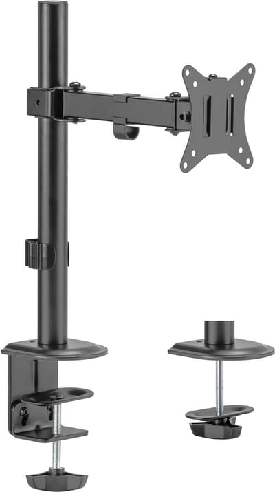 Maclean - bureausteun voor LCD-monitor - Enkele arm - VESA 75x75 en 100x100, 17-32", 9kg, MC-572N