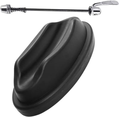 Fiets Voorwiel Steun - Fietstrainer Accessoire - Binnen Fietsen - Stabiele Houding - 22.5 cm - Zwart