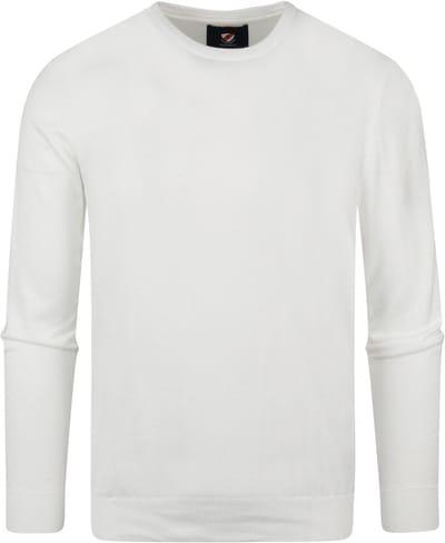 Suitable Trui O-Hals Wit - Maat XXL - Heren - Sweater