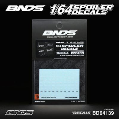 Bnds 1/64 Decals Voor Modelauto Modificatie Seat Dashboard Remklauw Sticker Accessoires Detail-Up Onderdelen Voor Modelauto black