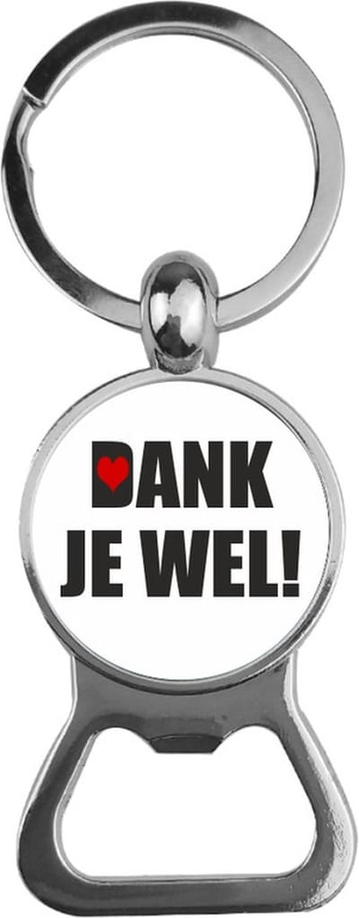 Bieropener Glas -  Dank Je Wel