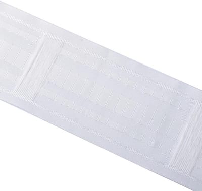Dailygoods - 5m x 8,5cm Gordijnband Plooiband voor Gordijnen - Afneembare Voorhangband