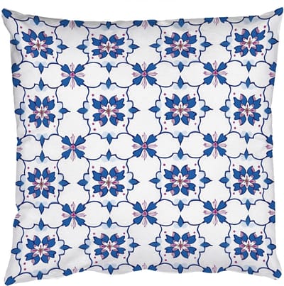 Sierkussens - Kussentjes Woonkamer - 50x50 cm - Modern - Patroon - Blauw - Roze