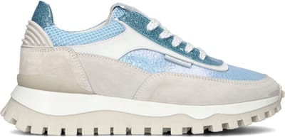 Floris Van Bommel Sfw-10100 Grommi Sneakers - Suède - Dames - Blauw - Maat 42