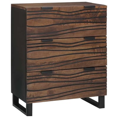 vidaXL - Dressoir - Set - 2 - st - Walnotenhout - 120 - x - 33 - x - 75 - cm
