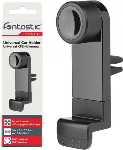 Fontastic 217968 Universele Smartphone houder - Auto 360° draaibaar - 50-90mm - Zwart