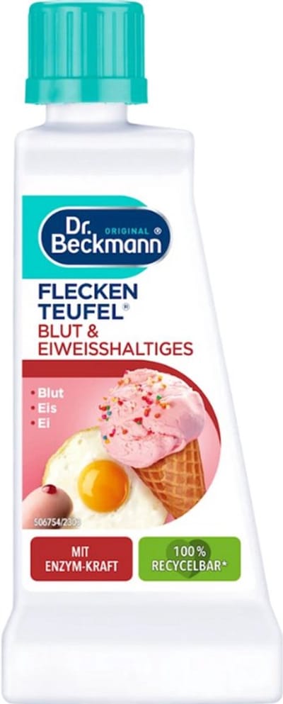 Dr. Beckmann Vlekkenduivel Bloed & Eiwit – 3 x 50 ml Voordeelverpakking