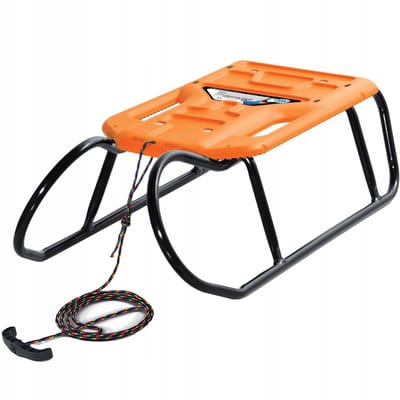 Slee Little Beetle - Kunststof slee met trekkoord voor sneeuwplezier