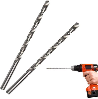 Dailygoods- Spalierboren 5 mm - HSS Hoge Kwaliteit - Extra Lange 155 mm - Voor Non-Ferrometalen - Verhoogde Nauwkeurigheid - Duurzaam en Betrouwbaar - Boor