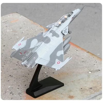 Legering Rafale Vechter Model Acousto-optisch Terugslag Luchtvaart Militair Vliegtuig Model Speelgoed Ornament Cadeau