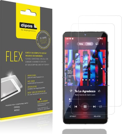 dipos – 2x Beschermfolie geschikt voor Oilsky M502 | 3D Full Cover Screenprotector | 100% Passend