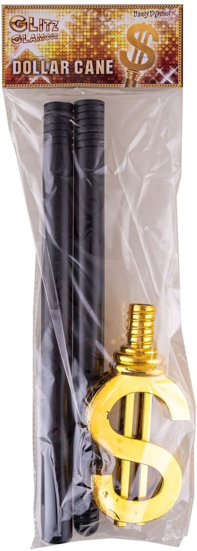 Wandelstok pimp met dollar teken