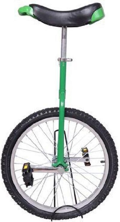 Funsport-Unlimited Eenwieler 20 inch - stalen vork - inclusief standaard - groen