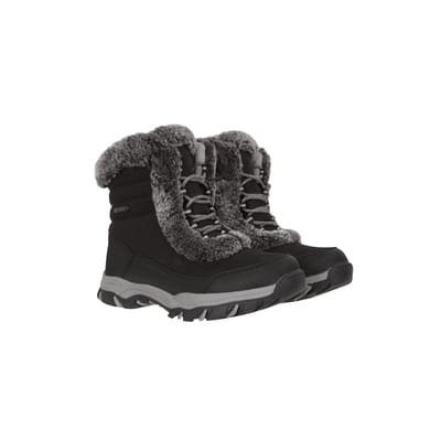 Mountain Warehouse Dames/Dames Ohio Thermische Snowboots met Korte Schacht (Zwart)