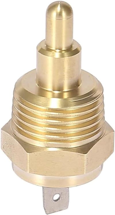 Thermostaat Sensor - Koelvloeistof Schakelaar - Motor Temperatuur - Universele Montage - 1/2" NPT - Messingkleur