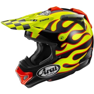 Motorhelm Arai MX-V EVO - Flame