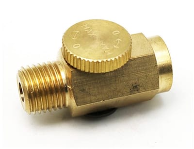 Allecto - Luchtdrukregelaar - Inline Regulator - Ideaal voor Airbrush en Spuitpistool - 1/4 Inch NPT - Perfect voor Precisiewerk - Geschikt voor Ho...