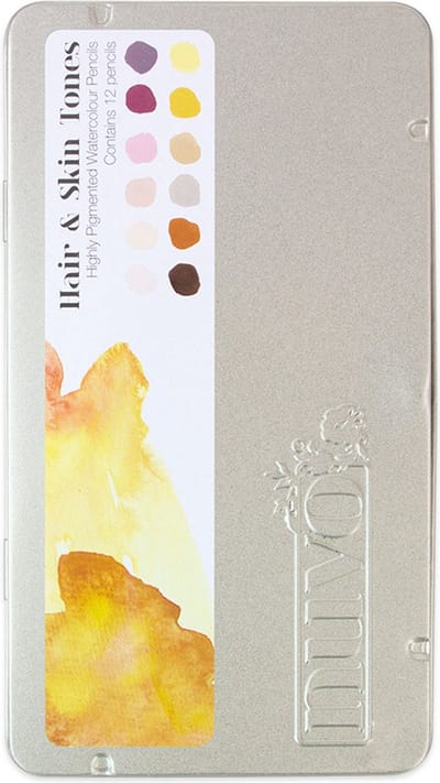 Nuvo Aquarelpotloden - Hair and skin - 12 kleuren
