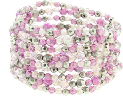 Behave - Armband kralen breed - Romantische stijl - Voor zomerdagen