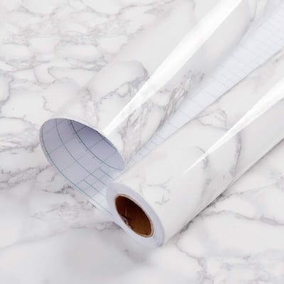 PromoHome Zelfklevend Meubelfolie Marmer Print - Waterdicht en Makkelijk Aan te Brengen