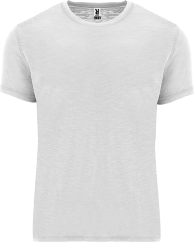 2 Pack T-shirts unisex met korte mouwen Terrier 150 gram iets langer rugpand gram Wit - S