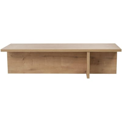 Asir - Salontafel - Sapphire Oak - 100% met melamine gecoat spaanplaat - 120 x 45 x 30 cm