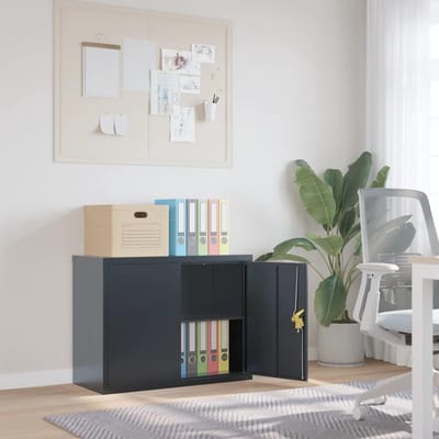 Archiefkast 90x40x70 cm - Opbergkast voor Kantoor en Dossieropslag