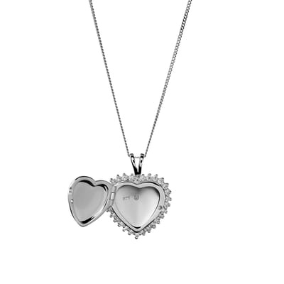 Orphelia Dames 925 Zilveren Ketting met Hanger - Zilver ZH-7491