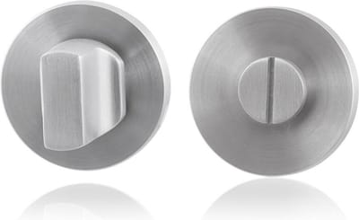 Toiletgarnituur - RVS geborsteld - RVS - GPF - Binnendeur - GPF0910.05 50x6mm stift 8mm RVS geborsteld grote knop