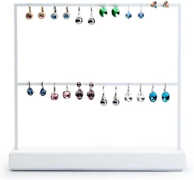 Sieradenstandaard - Oorbel houder - Sieraden organiseren - 24 gaten 2 lagen - Niet gespecificeerd - One Color