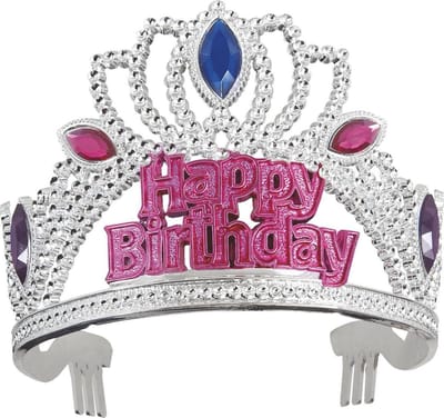 Prinsessen Kroontje Happy Birthday Diamanten
