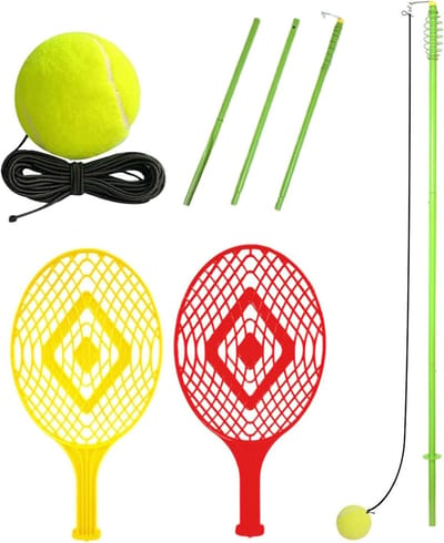 Tennistrainer - Solo oefenen - Slag verbeteren - Automatische terugkeer - 161 cm hoogte - Uniek